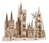 Bausatz Harry Potter - Hogwarts Castle (Holz) - Ugears - Wooden 3D Puzzles