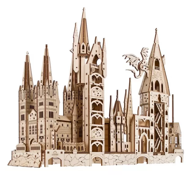 Bausatz Harry Potter - Hogwarts Castle (Holz) - Ugears - Wooden 3D Puzzles