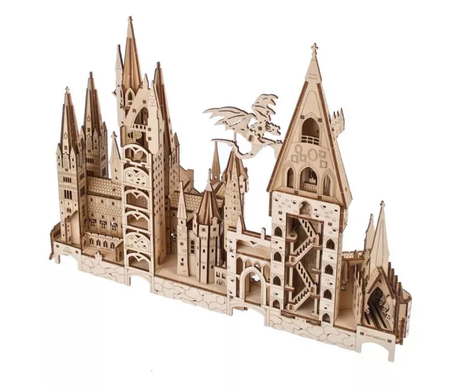 Bausatz Harry Potter - Hogwarts Castle (Holz) - Ugears - Wooden 3D Puzzles