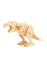 Baukasten - Beißender T-Rex (Holzbausteine)
