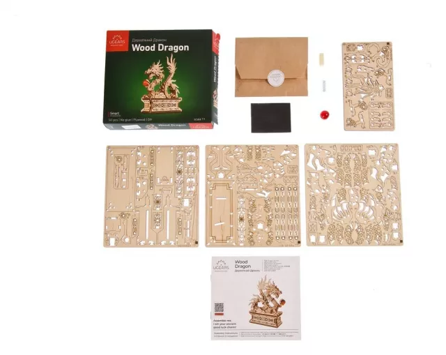Bausatz Ugears - Wood Dragon (Holz) - Aus Holz