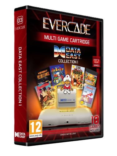 Cartridge für die Retro-Spielkonsole Evercade - Data East Collection 1 (PC)