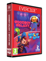 Cartridge für die Retro-Spielkonsole Evercade - Goodboy Galaxy & Witch n' Wiz