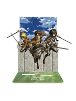 Acrylfigur Attack on Titan - Eren, Mikasa & Armin Diorama