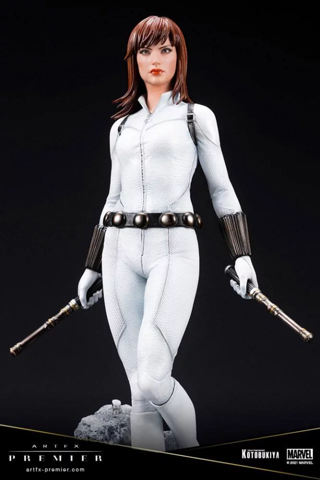 Statue Marvel - Black Widow White Costume Limited Edition (ArtFX Premier)