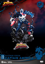 Figur Marvel - Venom Captain America Special Edition (Beast Kingdom)