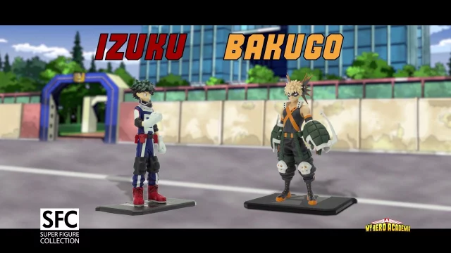 SFC My Hero Academia figures by ABYstyle - Izuku Midoriya and Bakugo Katsuki