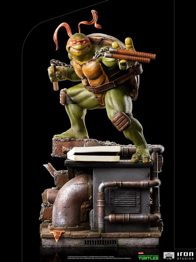 Statuette Teenage Mutant Ninja Turtles - Michelangelo BDS Art Scale 1/10 (Iron Studios)