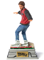 Statuette Back to the Future II - Marty McFly on Hoverboard Art Scale 1/10 (Eisenstudios)