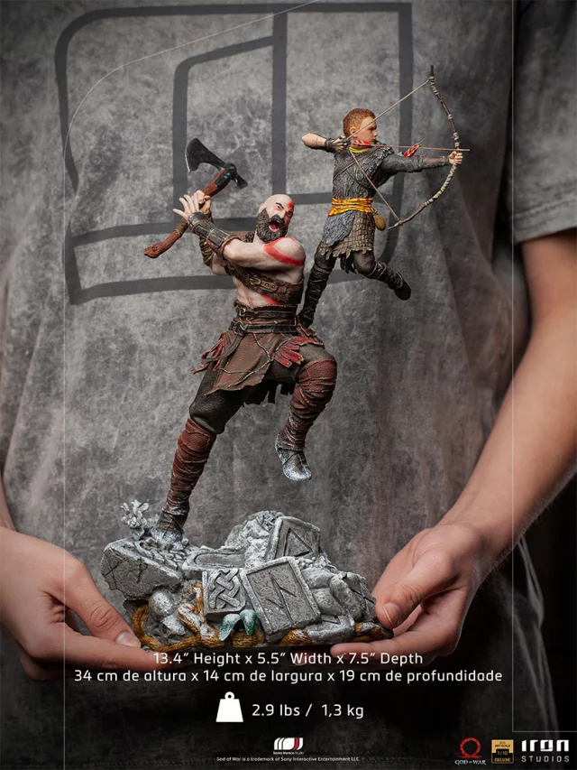 Statue God of War - Kratos und Atreus BDS Art Scale 1/10 (Iron Studios)