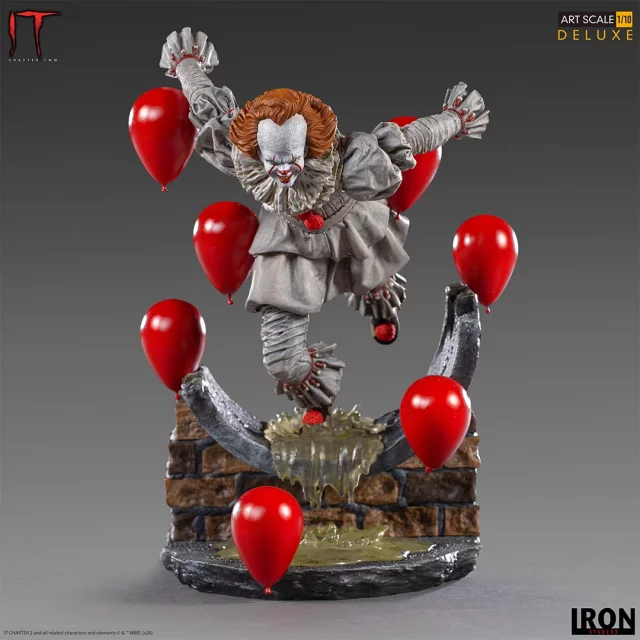 Statue IT Kapitel Zwei - Pennywise Deluxe Art Scale 1/10 (Iron Studios)