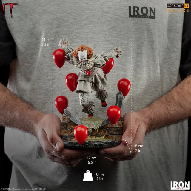 Statue IT Kapitel Zwei - Pennywise Deluxe Art Scale 1/10 (Iron Studios)