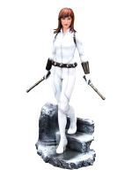 Statuette Marvel - Black Widow White Costume Limited Edition (ArtFX Premier)