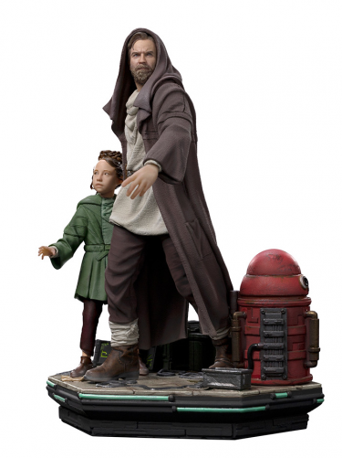 Statuette Star Wars: Obi-Wan Kenobi - Obi-Wan & Young Leia Art Scale 1/10 (Iron Studios)