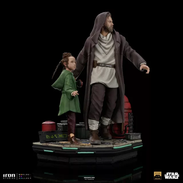 Statuette Star Wars: Obi-Wan Kenobi - Obi-Wan & Young Leia Art Scale 1/10 (Iron Studios) - Figuren