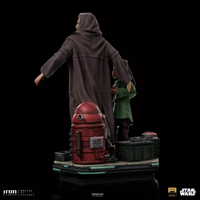 Statuette Star Wars: Obi-Wan Kenobi - Obi-Wan & Young Leia Art Scale 1/10 (Iron Studios) - Figuren