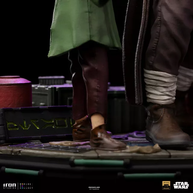 Statuette Star Wars: Obi-Wan Kenobi - Obi-Wan & Young Leia Art Scale 1/10 (Iron Studios) - Figuren