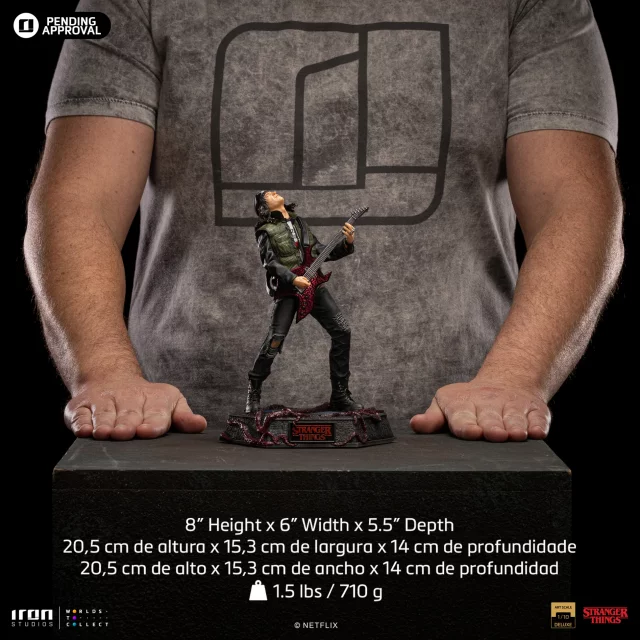 Statuette Stranger Things - Eddie Munson Deluxe (Iron Studios)