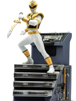 Statuette Power Rangers - Weißer Ranger BDS Art Scale 1/10 (Iron Studios)