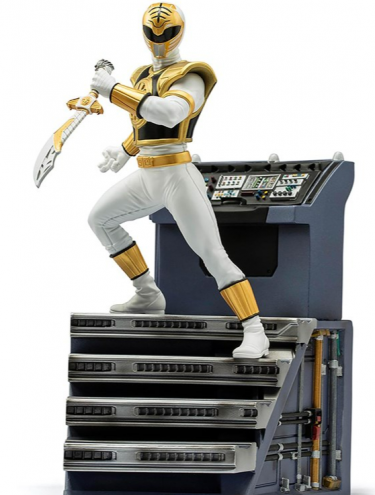 Statuette Power Rangers - Weißer Ranger BDS Art Scale 1/10 (Iron Studios)