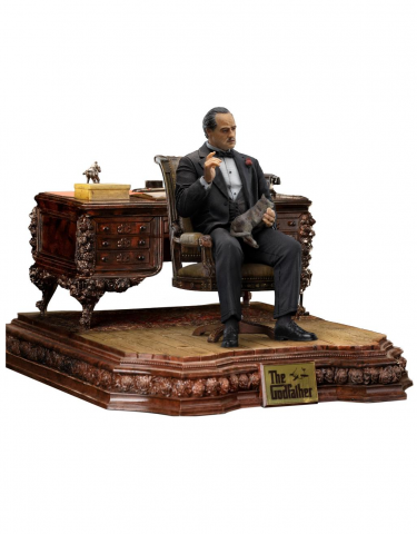 Statuette The Godfather - Don Vito Corleone Deluxe Art Scale 1/10 (Iron Studios)