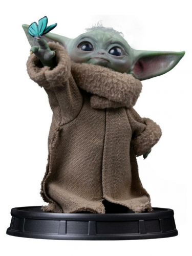 Statuette The Mandalorian - Grogu Butterfly Wonder (Iron Studios)