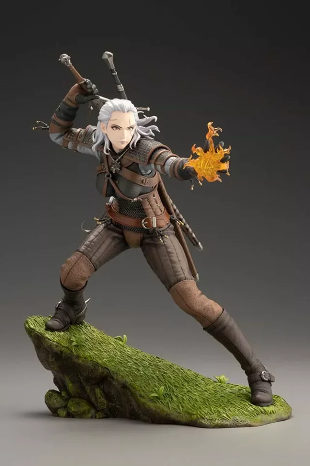 Statue Hexer - Bishoujo Geralt (23 cm, Kotobukiya)