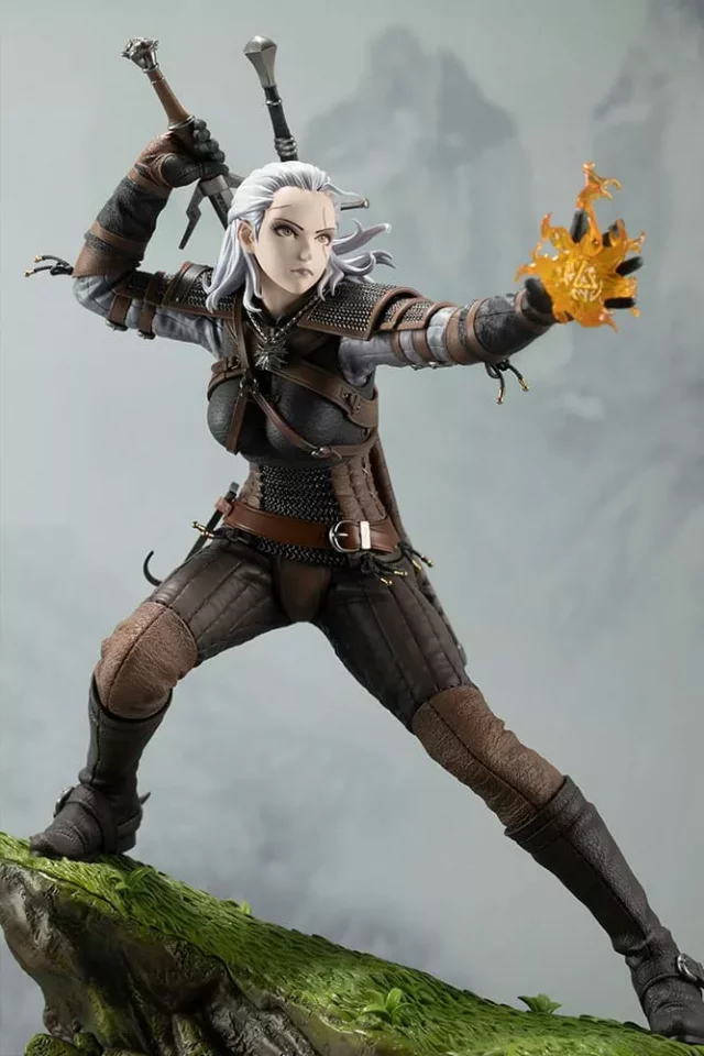 Statue Der Hexer - Bishoujo Geralt (23 cm, Kotobukiya)