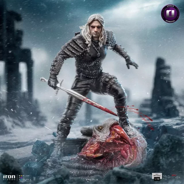 Statue Hexer - Geralt von Riva BDS Art Scale Statue 1/10 20 cm (Netflix, Iron Studios)