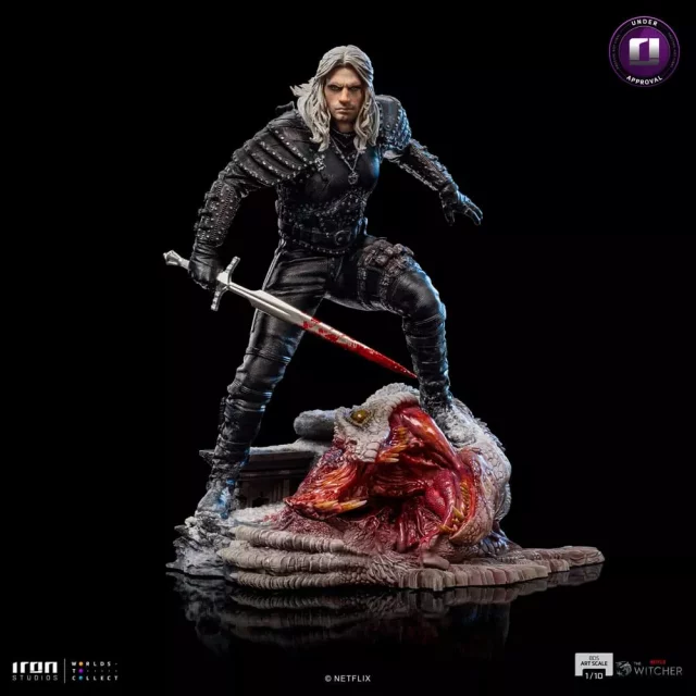 Statue Hexer - Geralt von Riva BDS Art Scale Statue 1/10 20 cm (Netflix, Iron Studios)