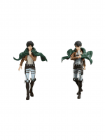 Vorteilhaftes Set Attack on Titan - Levi + Eren Yeager (Grandista) (BanPresto)