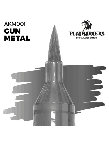 Marker AK PlayMarkers (Gun Metal) - Gun-Metallfarbe