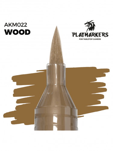 Marker AK PlayMarkers (Wood) - Holzfarbe