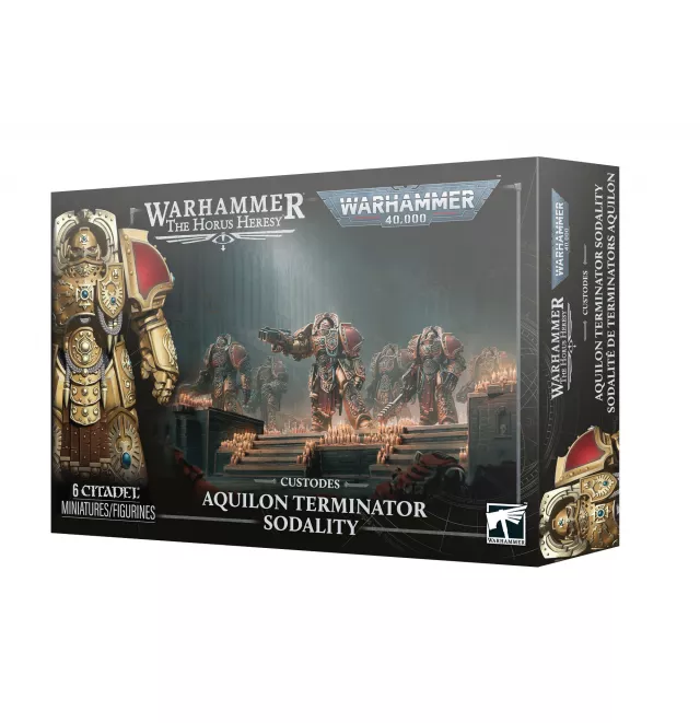Warhammer: Horus Heresy - Custodes - Aquilon Terminator Sodality (6 Figuren) - Brettspiel