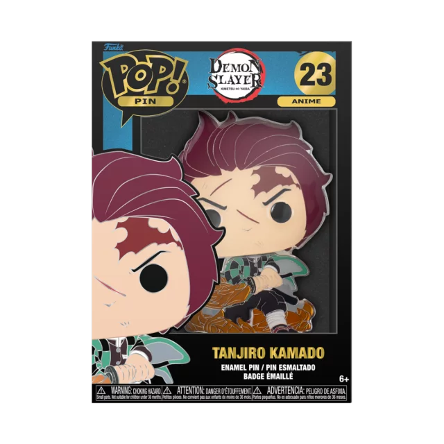 Anstecker Demon Slayer - Tanjiro Kamado (Funko POP! Pin Anime 23)