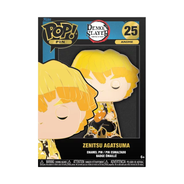 Anstecker Demon Slayer - Zenitsu Agatsuma (Funko POP! Pin Anime 25)