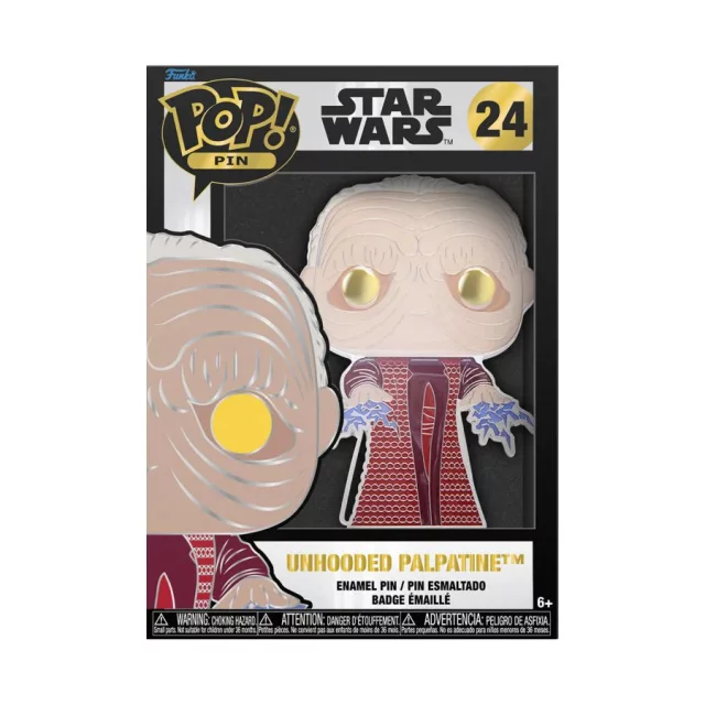 Abzeichen Star Wars - Unhooded Palpatine (Funko POP! Pin Star Wars 24)