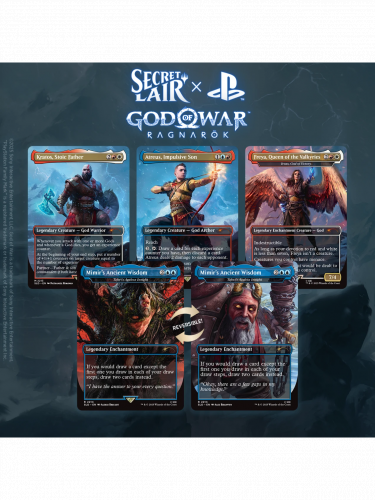 Kartenspiel Magic: The Gathering Secret Lair x God of War: Norse (ENGLISCHE VERSION)