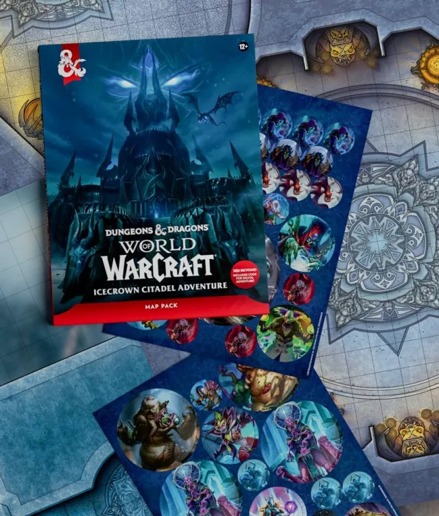 Karte Dungeons & Dragons - World of Warcraft Icecrown Citadel Adventure (Map Pack) - Brettspiel