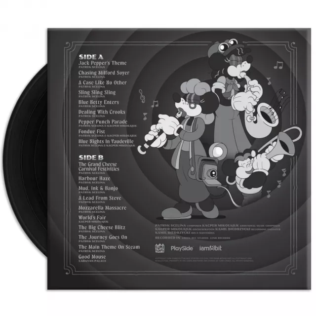Offizieller Soundtrack MOUSE: P.I. For Hire (Patryk Scelina) auf LP - Schallplatte