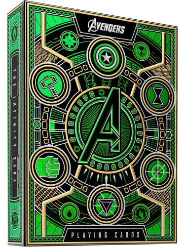 Spielkarten Marvel - Avengers (Green Version)