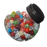 Würfelglas Jar of Dice - D6, D10, D20 (Zufallsauswahl) (1Stck) - Würfel