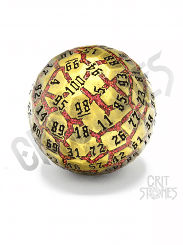 Würfel Lava Orb - Metal D100