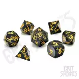 Würfel Torn Mystic Metal - RPG Dice Set (7 Stk.)