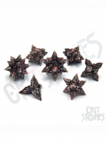 Würfel Brutal Bane Metal - RPG Dice Set  (7 Stck)