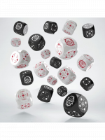 Würfel Crosshairs Compact - Black & Pearl (20 Stck)