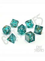 Würfel Forest Fountain Liquid Core - RPG Dice Set  (7 Stck)