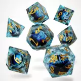 Würfel Ice Dragon's Gaze Floating Eye - RPG Dice Set (7 Stk.)