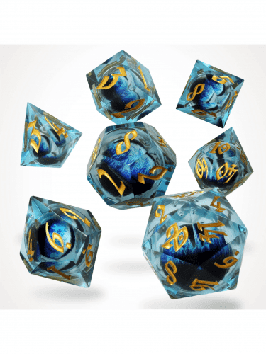 Würfel Ice Dragon's Gaze Floating Eye - RPG Dice Set (7 Stk.)