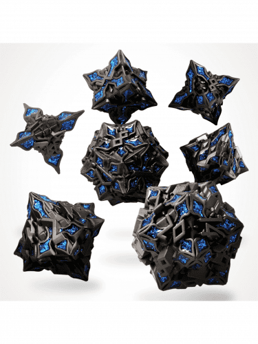 Würfel Obsidian Alloy Metal - RPG Dice Set (7 Stk.)